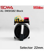 AL-3W1K102 选择器 22mm. 3P 瞬时黑色