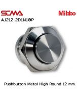 AJ212-2D1N10P 按钮 金属 高圆 12mm. 1NO Mibbo