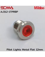 AJ312-1TPRBP 指示灯 金属 平板 12mm. 12VDC 红色 Mibbo