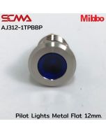 AJ312-1TPBBP 指示灯 金属 平面 12mm. 12VDC 蓝色 Mibbo