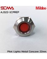 AJ322-1CPREP 金属凹形 22mm. 220VAC 红色