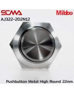 AJ322-2D2N12 按钮 金属 高圆 22mm. 维持式 Mibbo