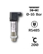 High Temperature Pressure Transmitter SUP-P300G Series Range: 0-16 Bar / Output: RS485