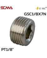 GSC1/8X7N \ Plug \ PT1/8" \ E.MC