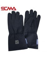 KAHAP-GL-27 (Blue-Black) KEPLER Leather Arc flash gloves outside