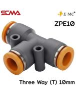 ZPE10 \ Plastic Fitting \ Three Way (T) / 10mm \ E.MC