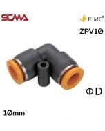 ZPV10 \ Plastic Fitting \ Elbow / 10mm \ E.MC