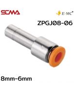 ZPGJ08-06 \ Plastic Fitting \ Reducer / 8mm-6mm \ E.MC