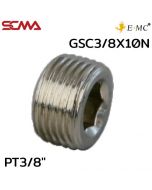 GSC3/8X10N \ Plug \ PT3/8" \ E.MC