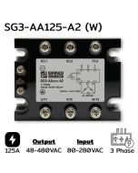 SG3-AA125-A2 Three phases Input 80-280VAC Output 48-480VAC 125A Zer