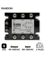 SG3-AAR025-A2 Three Phase Input 80-280VAC Output 48-480VAC 25ARandom