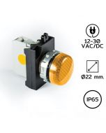 CM080XS 导航灯 Ø22 mm 12-30VAC/DC 黄色 LED