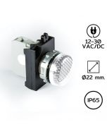 CM050XB 小灯 Ø22 mm 12-30VAC/DC 白色 LED