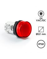 中文名称：MBSD024K 小灯 Ø22 mm 24VAC/DC 红色 LED