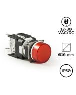 D060YXK 点火灯 圆形 16毫米。 24VDC 红色LED