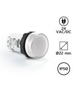 中文名称：MBSD024B 小灯 Ø22 mm 24VAC/DC 白色 LED