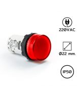 中文名称：MBSD220K 小灯 Ø22 mm 220VAC 红色 LED