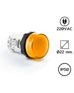 中文名称：MBSD220S 小灯 Ø22 mm 220VAC 黄色 LED