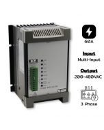 SCR-3ATP060 Three phases 200-480VAC, 60A, Multi-input, Phase angle