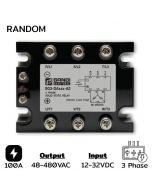 SG3-DAR100-A2(W) Three Phase Input 12-32VDC Output 48-480VAC 100A Random