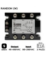 SG3-AAR100-A2(W) Three Phase Input 80-280VAC Output 48-480VAC 100A Random