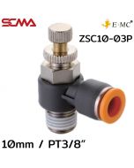 ZSC10-03P \ Speed Controller \ 10mm / PT3/8” \ E.MC SCMA