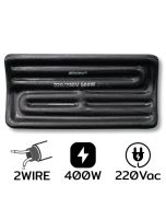 A-2-16CM 400W AC220V ฮีตเตอร์อินฟราเรด 2 Wire Black