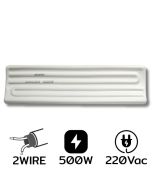 AW-1-16CM 500W AC220V Heater Infrared 2Wire White