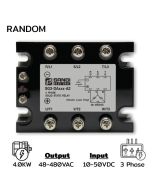 SG3-DAR5HP F/R-A2 Three phases Input 10-50VDC Output 48-480VAC 4.0KW Random
