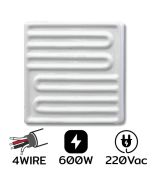 ELW-3-T-16CM 600W AC220V ฮีตเตอร์อินฟราเรด 4 Wire White with T/C