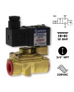 GD20(3/4")-N-3-AC220V / แบบ Diaphragm 2/2 way NC, NBR Seal