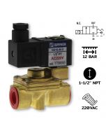 GD45(1-1/2")-V-3-G AC220V / แบบ Diaphragm 2/2 way NC,Viton Seal