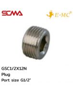 GSC1/2X12N \ Plug \ PT1/2" \ E.MC SCMA