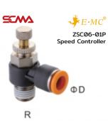 ZSC06-01P \ Speed Controller \ 6mm / PT1/8” \ E.MC SCMA