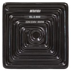 红外派乐远红外加热器 型号 EL-2-T-800W AC220V 4线 黑色（带K型热电偶）