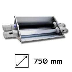 Heat Reflector Dual Hole Mount SANGI 2 HOLES 750MM