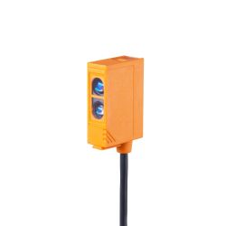 OJ5078 \ Diffuse reflection \ Range 400 mm \ PNP light-on/dark-on mode \ Rectangular \ Cable 0.15 mPVC M12+Connector
