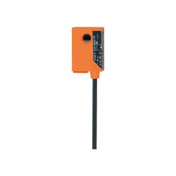 OJ5012 \ Through-beam receiver \ Range 10 m \ PNP light-on/dark-on mode \ Rectangular \ Cable 2 m, PVC