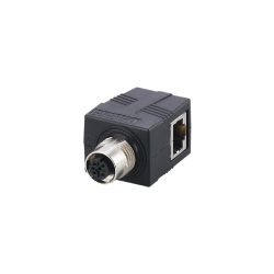 E21140 \ ecomat 400 \ Passive connection technology \ INDUSTR.ETHERN.ADAPT.M12/RJ45 \ DE