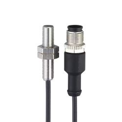 IE5325 \ Inductive sensor \ Range 2 mm \ PNP NC \ M8 \ Connector M12