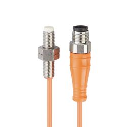 IE5406 \ Inductive sensor \ Range 3 mm \ PNP NO \ M8 \ Cable PVC 5m