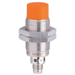IGS211 \ Inductive sensor \ Range 12 mm \ PNP NO \ M18 \ Connector M12