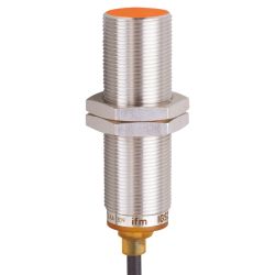 IGS246 \ Inductive sensor \ Range 8 mm \ NPN NO \ M18 \ Cable PUR 2 m