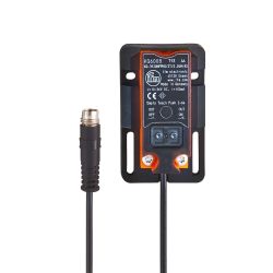 KQ6008 \ Capacitive sensor \ Range 12 mm \ PNP NO/NC \ 57 x 36 x 14 mm \ Cable PVC 0.04 m+Connector M8
