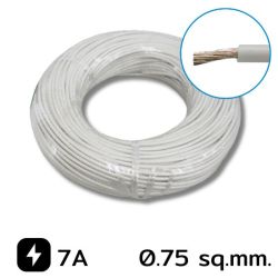 SLC-075 สายทนความร้อน/ซิลิโคน Dia 0.75 sq.mm.
