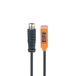 O8S202 \ Through-beam transmitter \ Range 3 m \ Rectangular \ Cable 0.3 mPVC  M8+Connector