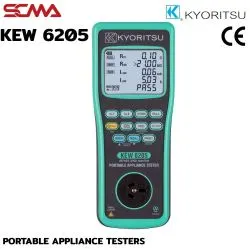 KEW 6205 PORTABLE APPLIANCE TESTERS KYORITSU