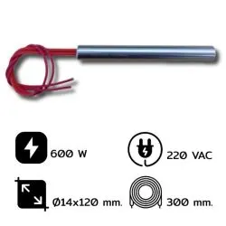 CARTRIDGE HEATER SANGI ROUND HEATER 300 mm. SIZE 14x120