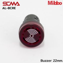 AL-8CRE 220VAC Buzzer 22mm. Continuous Beep Mibbo