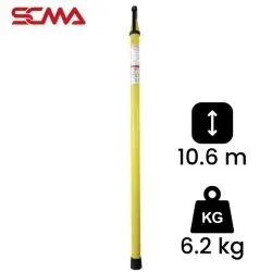 KHS-100-8-10, Length 10.6 m/6.2 kg KEPLER Telescopic Hot Sticks ไม้ฉนวน/ไม้ชักฟิวส์แบบสไลด์